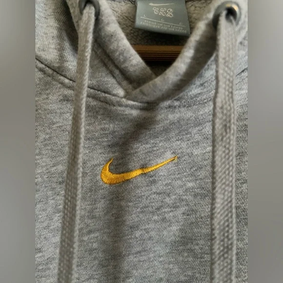 Nike x Drake CLB Certified Lover Boy Center Swoosh Gray Pullover Hoodie Size L - Picture 4 of 6